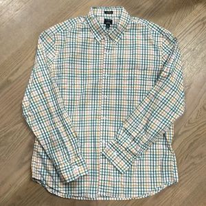 Jcrew men’s untucked slim button up